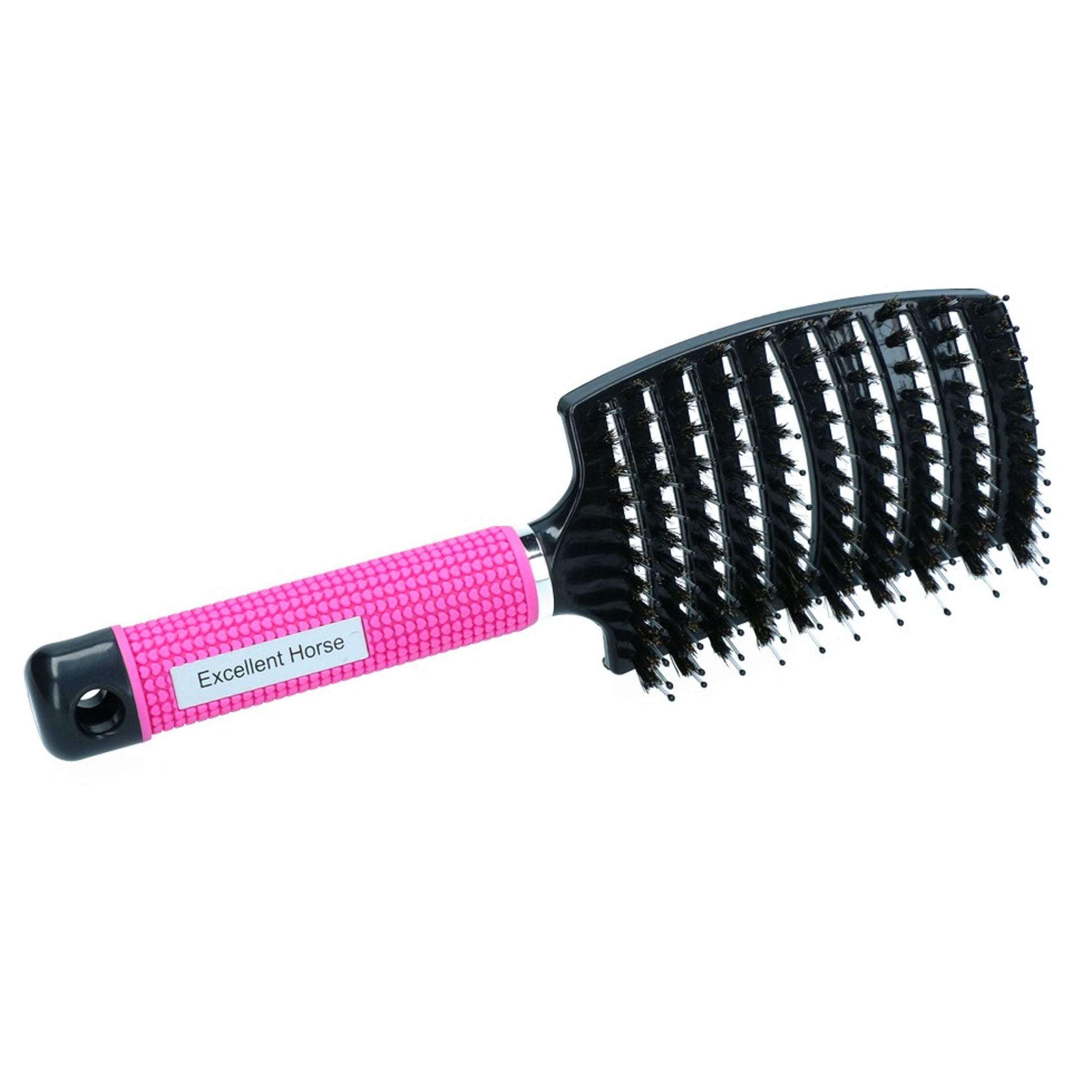 Excellent Brosse Queue et Crinière Horse Supreme Rose/Noir Excellent Brosse Queue et Crinière Horse Supreme Rose/Noir