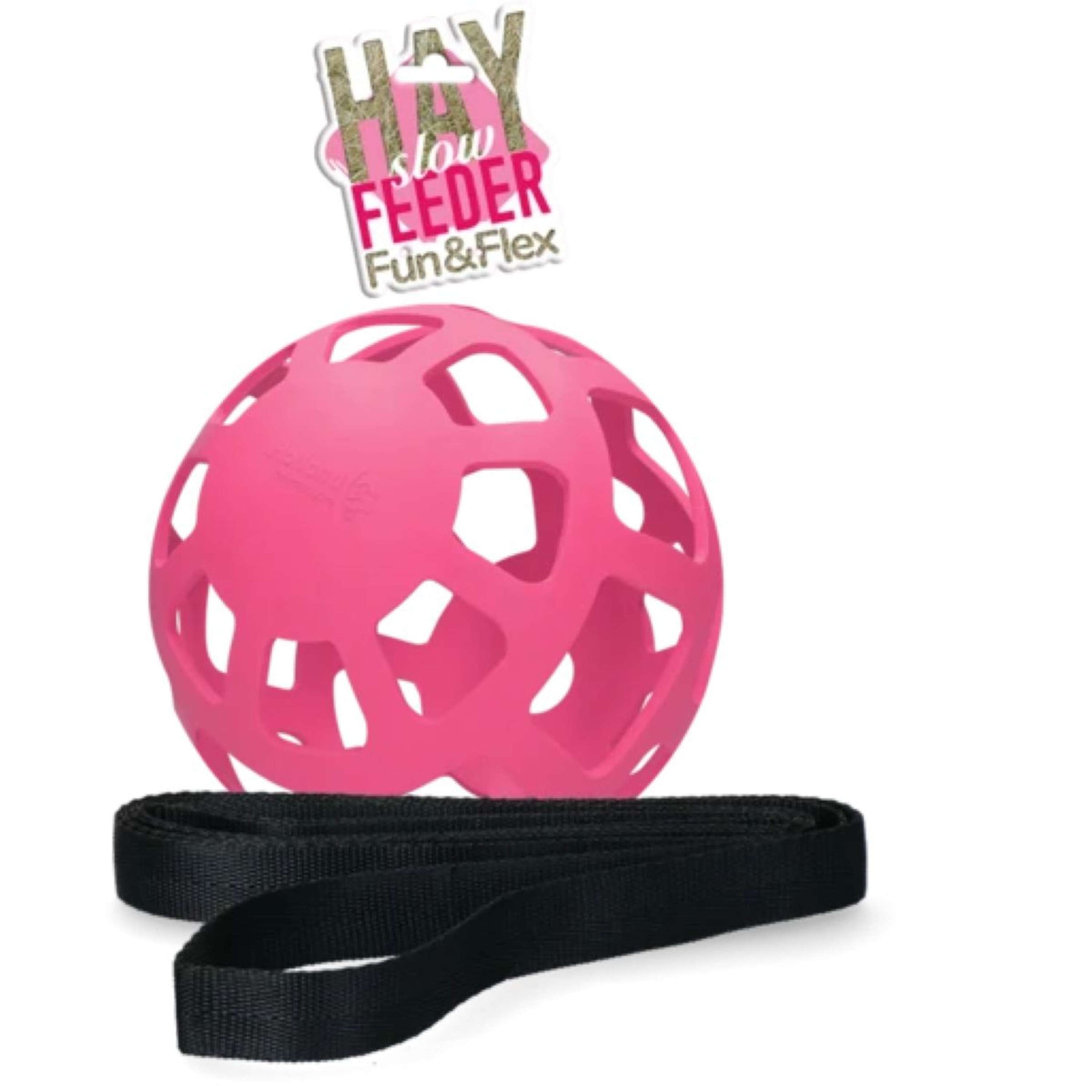 Excellent Hay Slowfeeder Fun and Flex Rose Excellent Hay Slowfeeder Fun and Flex Rose