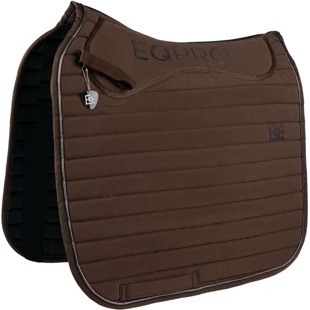 EQPRO Tapis de Selle Softshell Dressage Chocolat