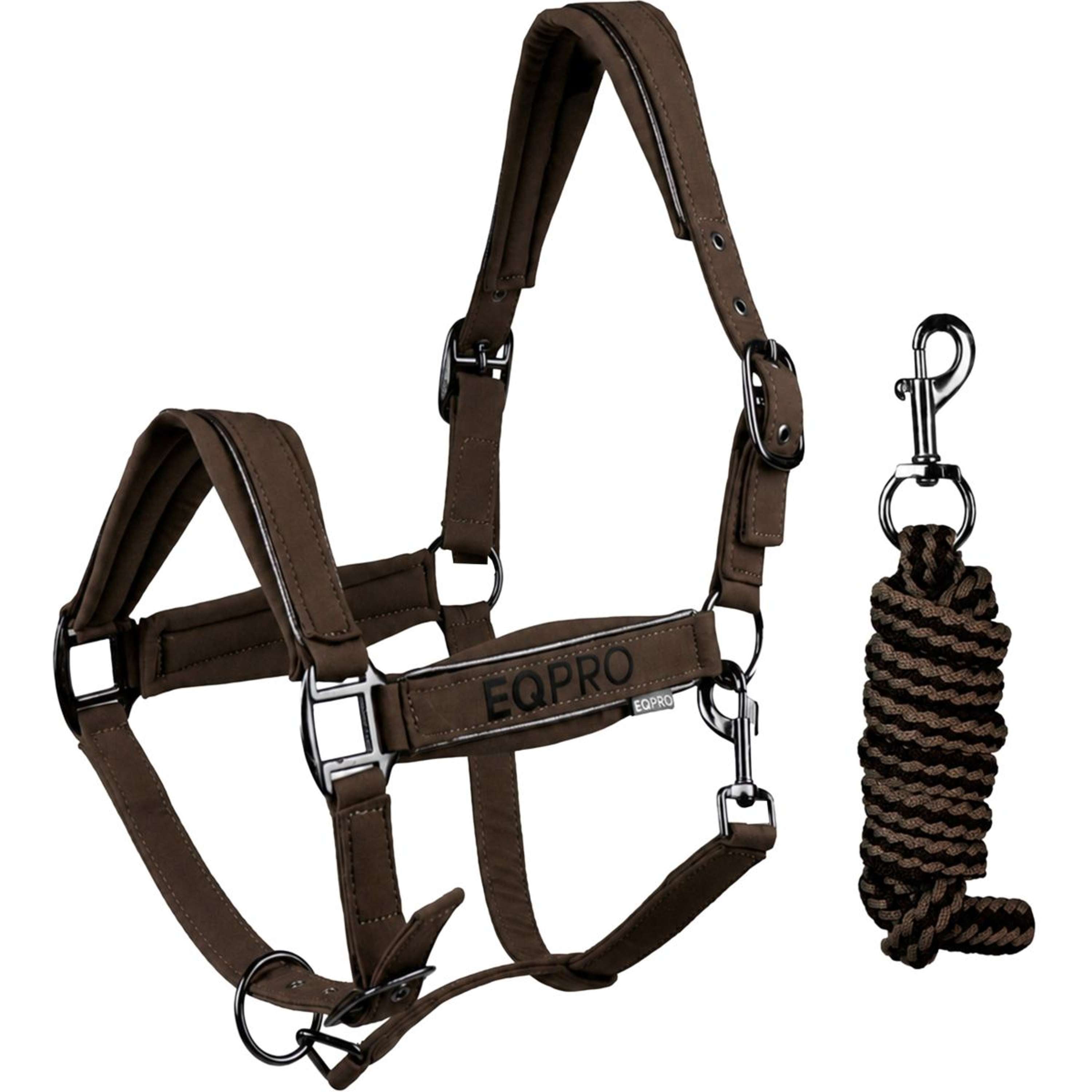 EQPRO Ensemble Licol Softshell Chocolat