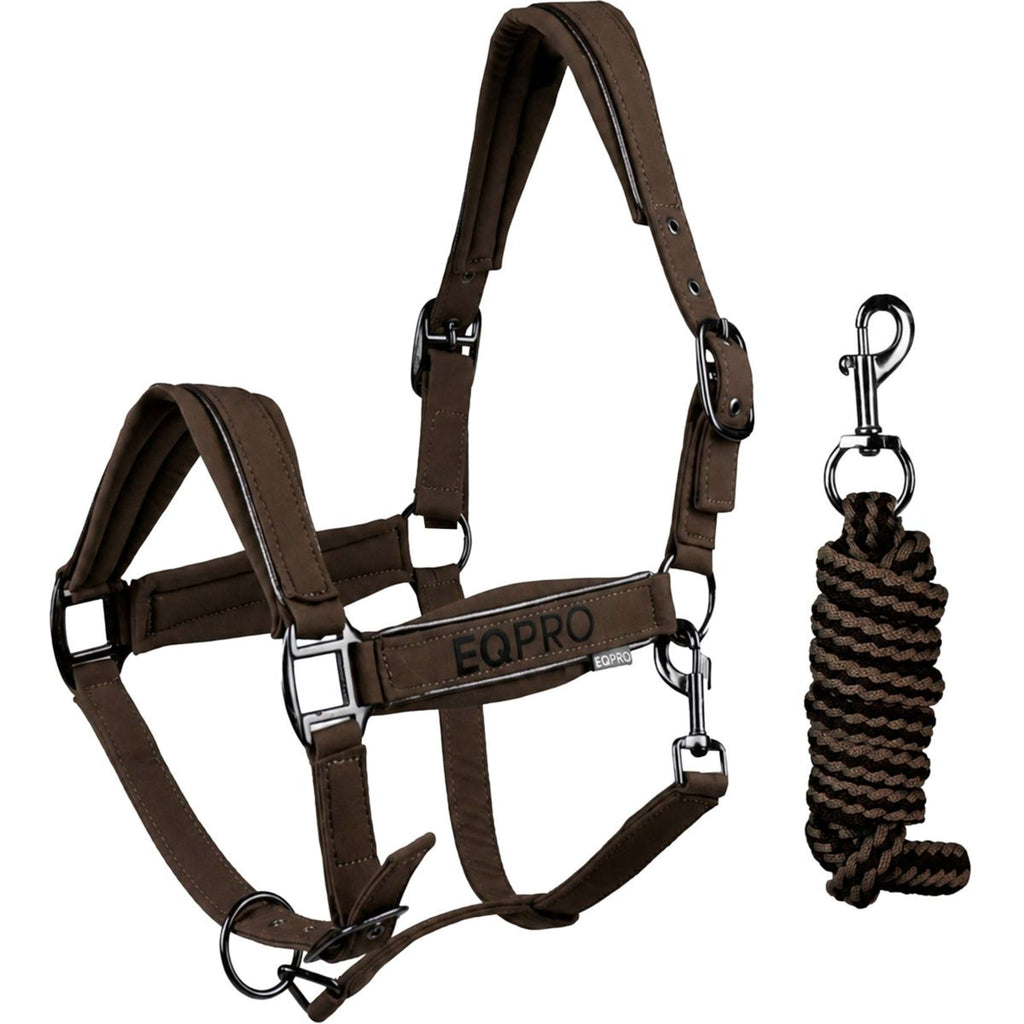 EQPRO Ensemble Licol Softshell Chocolat
