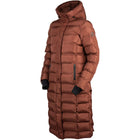 EQPRO Manteau Matelassé Long Eloise Burnt Umber