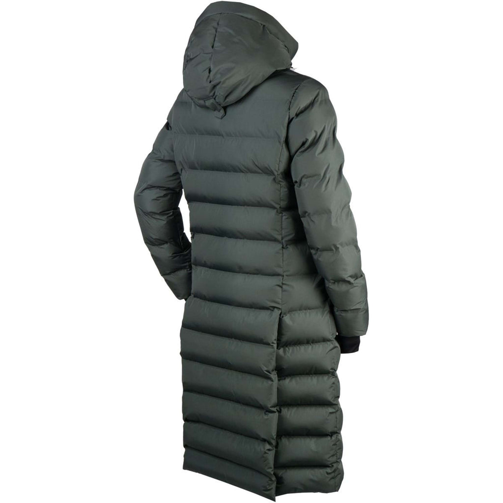 EQPRO Manteau Matelassé Long Eloise Shadow Steel
