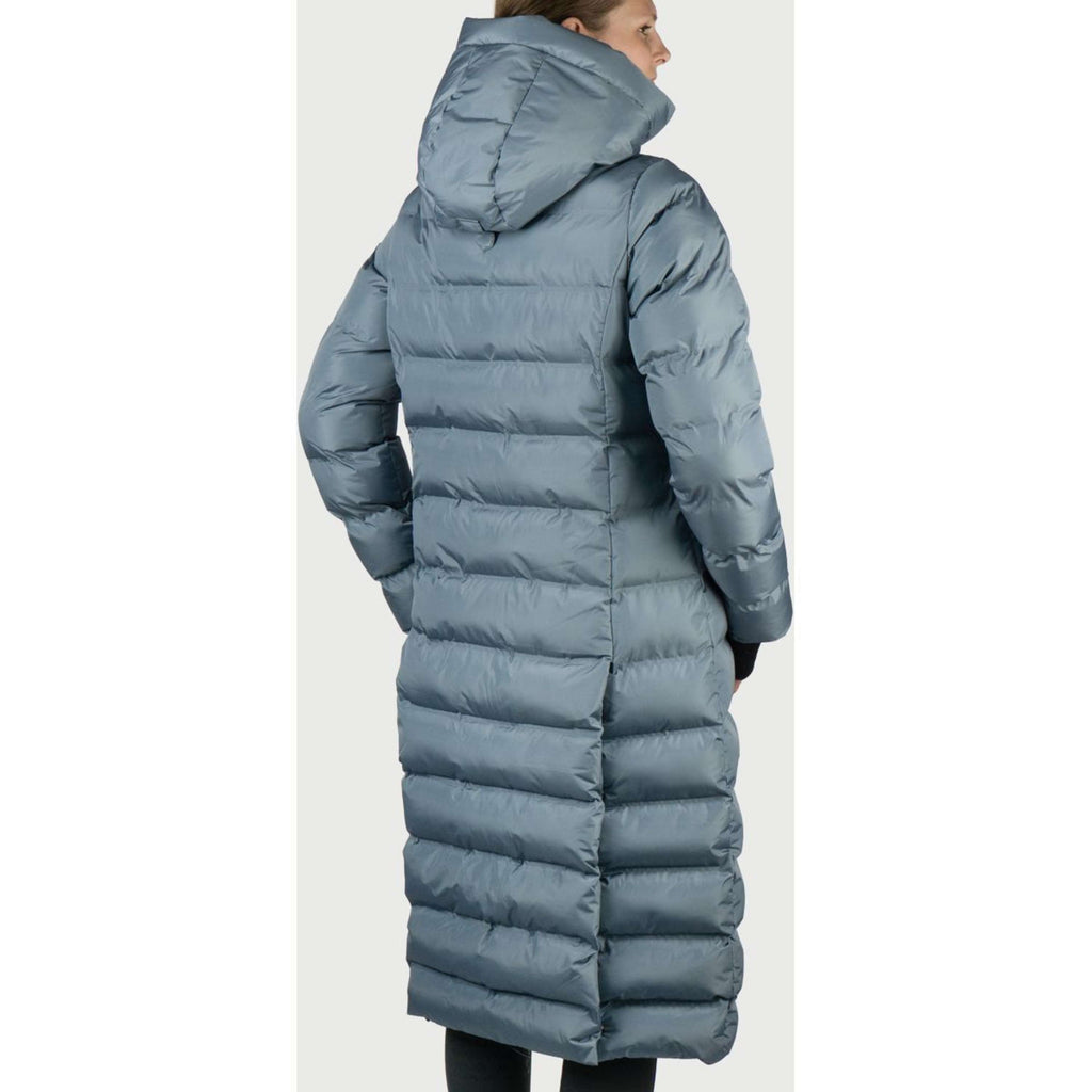 EQPRO Manteau Matelassé Long Eloise Blue Mist