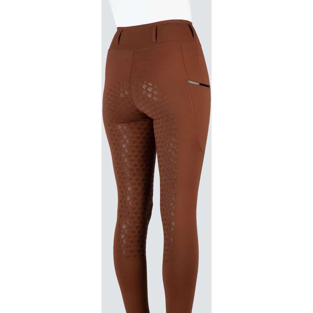 EQPRO Legging d'Équitation Mindy Full Grip Burnt Umber