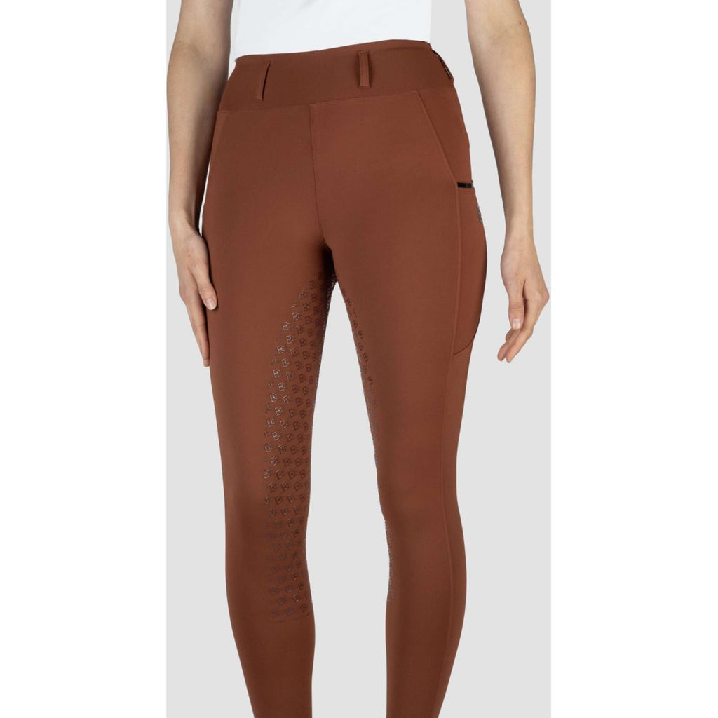 EQPRO Legging d'Équitation Mindy Full Grip Burnt Umber