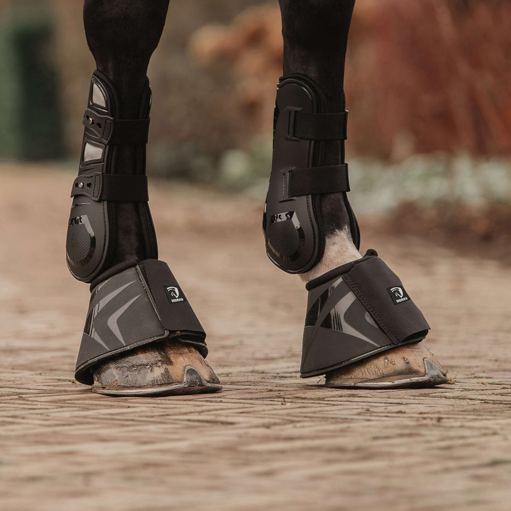 EQPRO Protèges-Tendons Carbon Look Noir