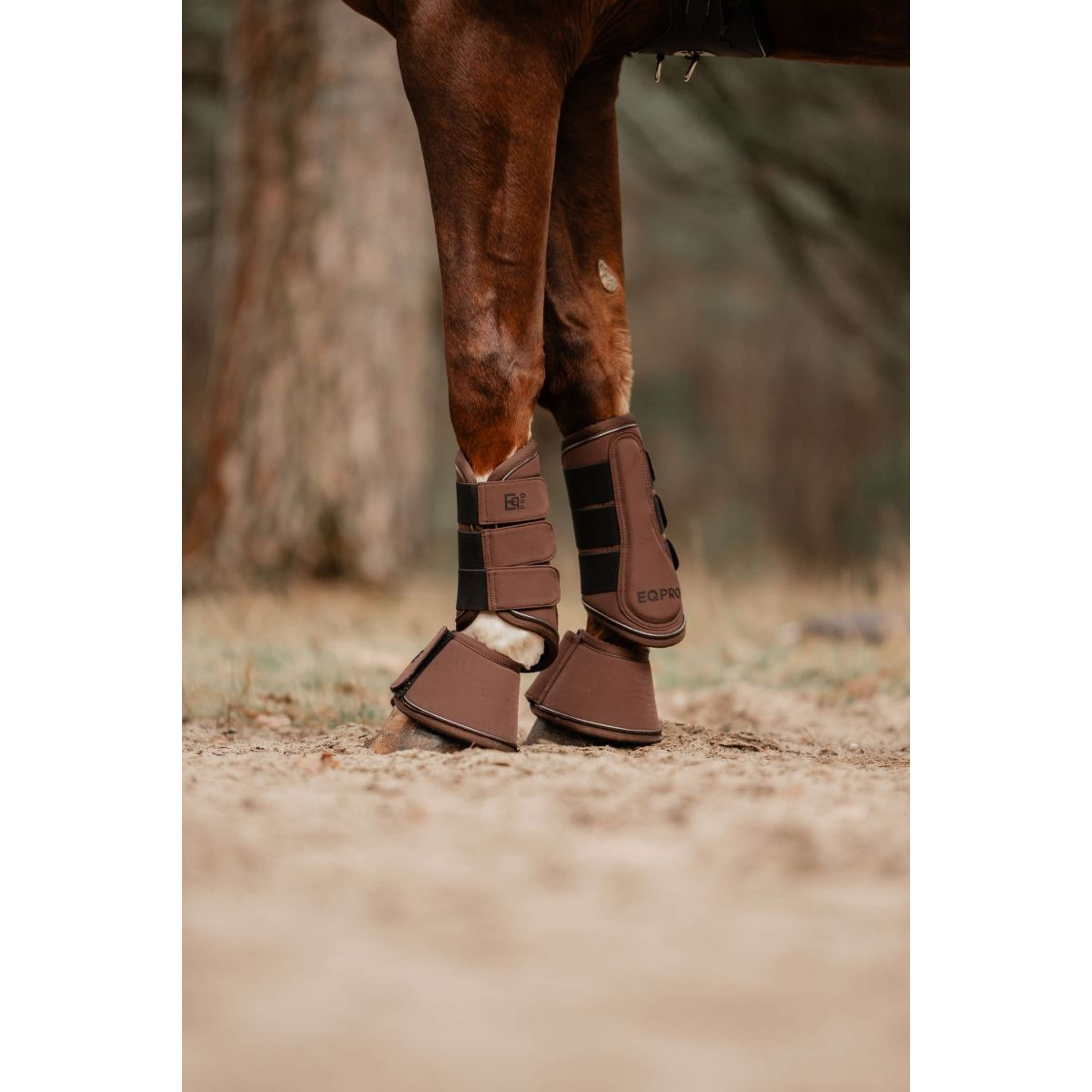 EQPRO Guêtres Softshell Chocolat