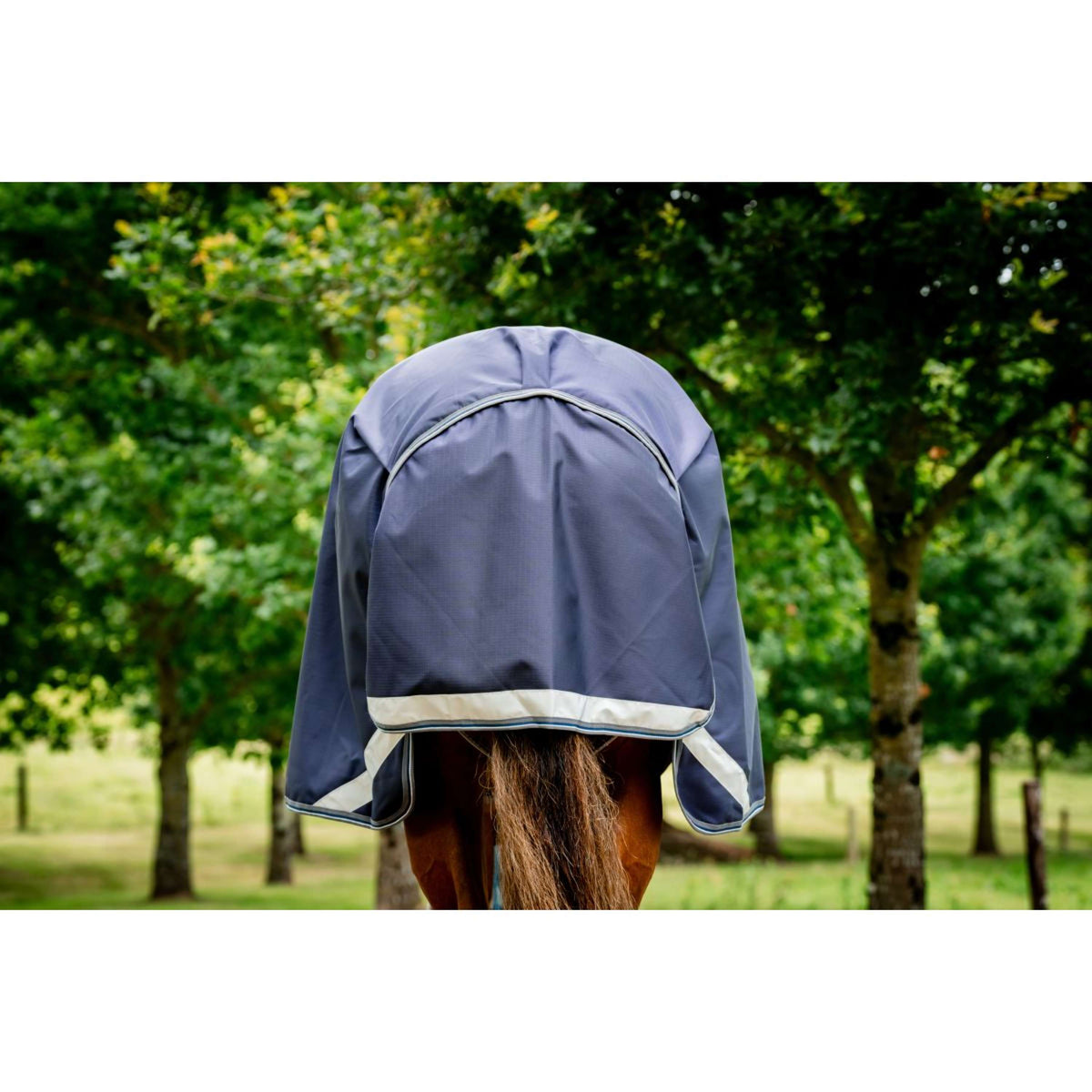 Rambo Chemise Turnout Duo Ripstop Plus Bundle 100g + 100g + 200g Navy/Thunderstorm Grey/Silver