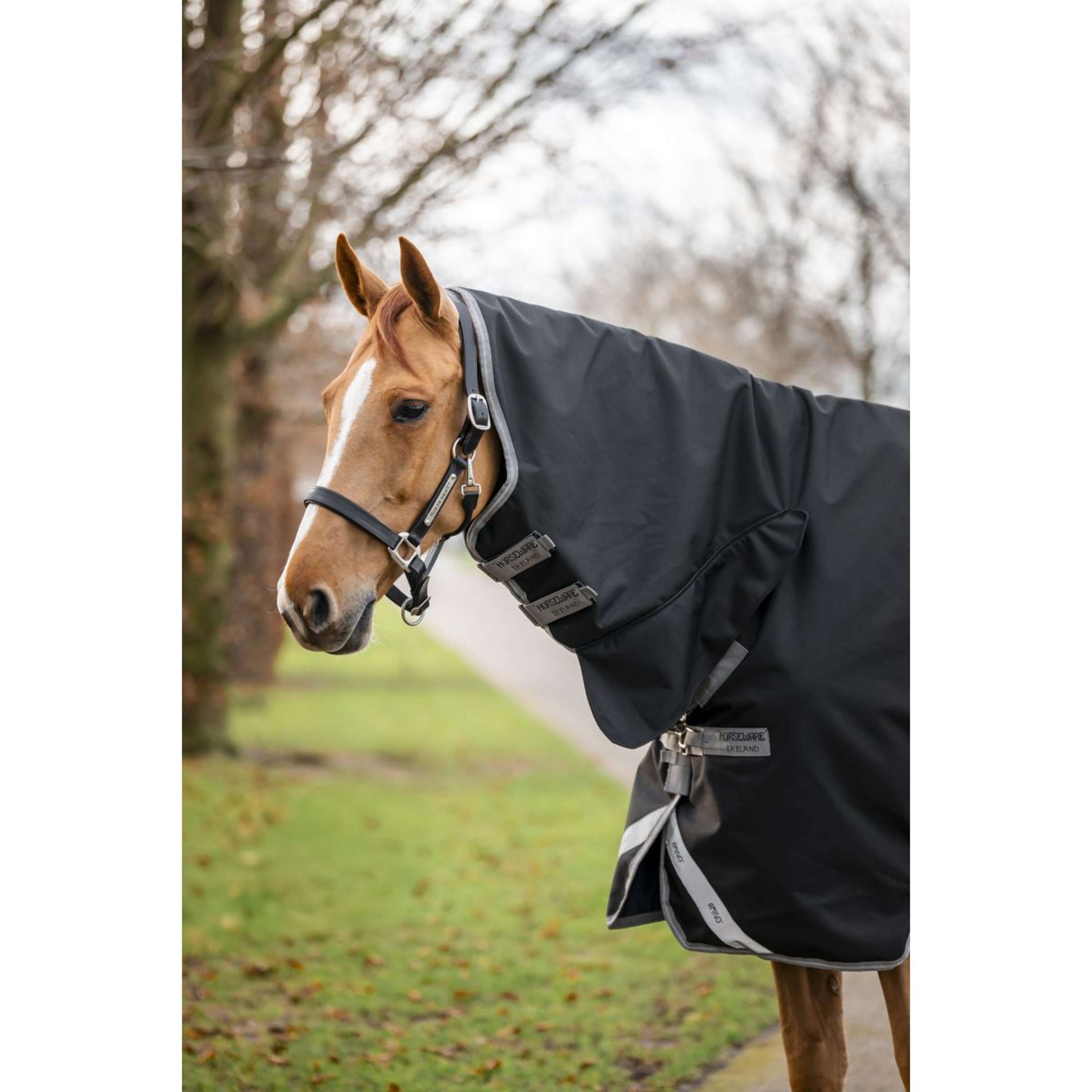 Amigo Turnout Rug Integrated 1200D 150g Black/Titanium Grey/Silver Amigo Turnout Rug Integrated 1200D 150g Black/Titanium Grey/Silver