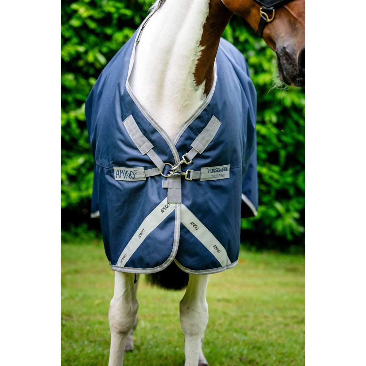 Amigo Chemise Turnout 1200D XL 150g Navy/Titanium Grey/Silver