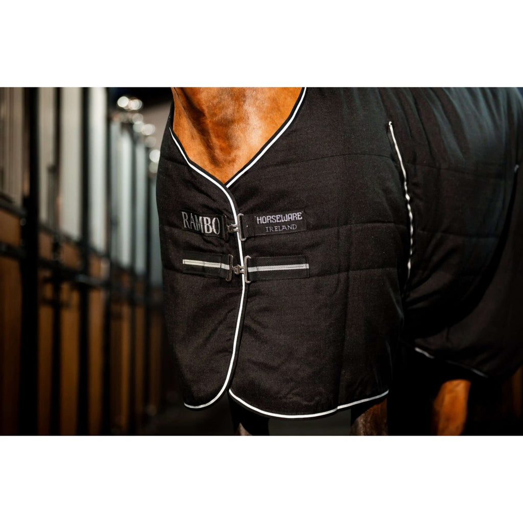 Rambo Couverture d'Écurie 200g Black/Thunderstorm Grey/Silver