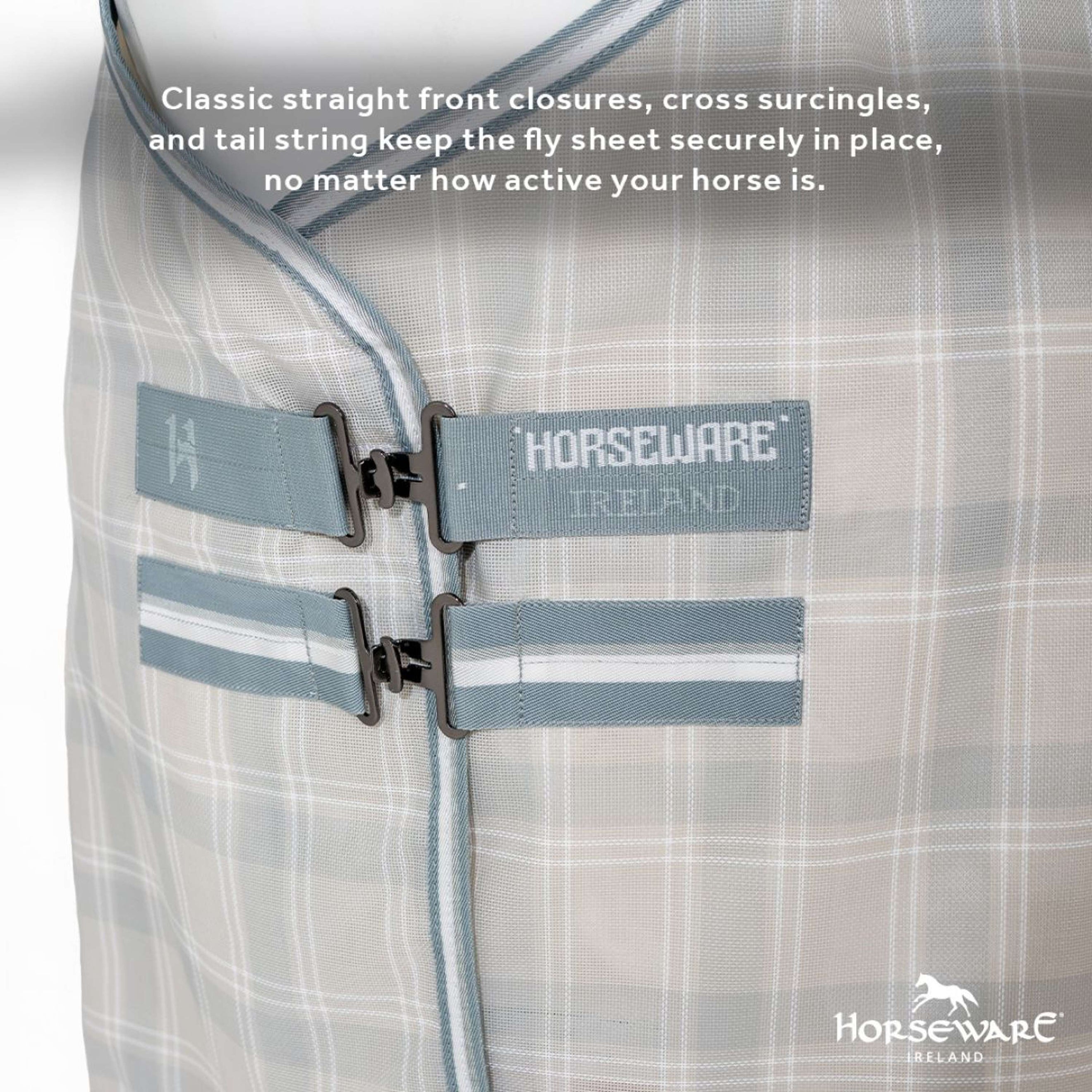 Horseware Couverture Anti-Mouches Newmarket Witney Charcoal Horseware Couverture Anti-Mouches Newmarket Witney Charcoal
