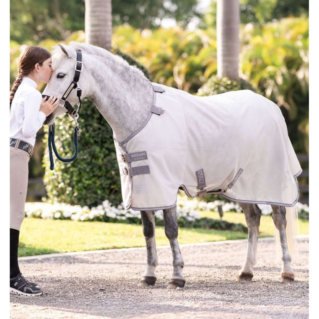 Amigo Bug Rug Pony Argent/Gris Titane/Argent