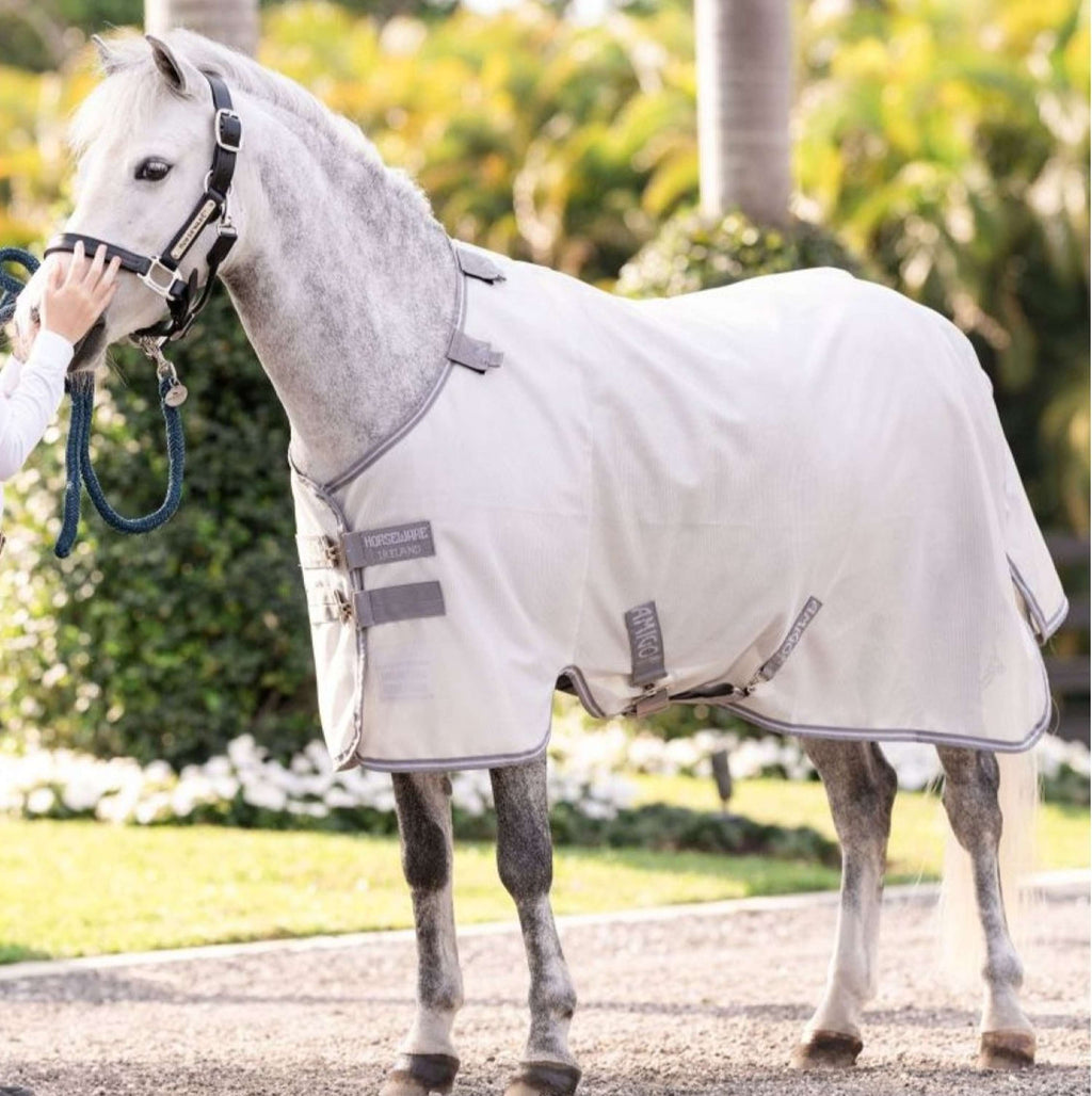 Amigo Bug Rug Pony Argent/Gris Titane/Argent