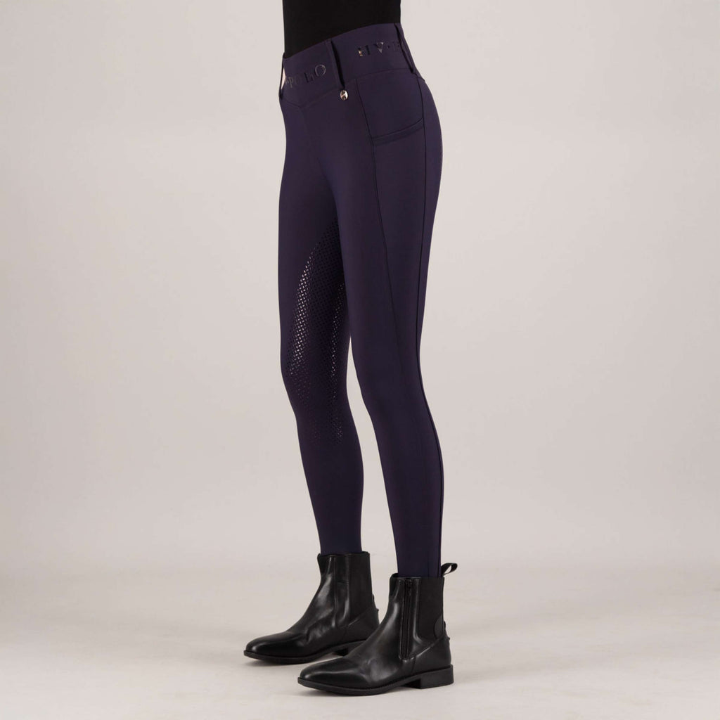 HV Polo Legging d'Ã‰quitation HVPFavourite Full Grip Marin