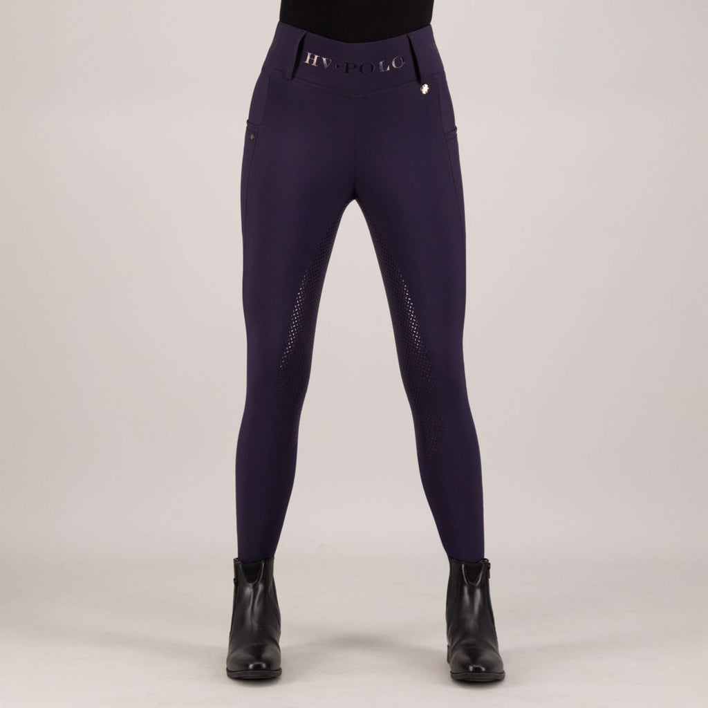 HV Polo Legging d'Ã‰quitation HVPFavourite Full Grip Marin