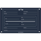 HV Polo Plaque de Box HVPPolo Anglais Marin