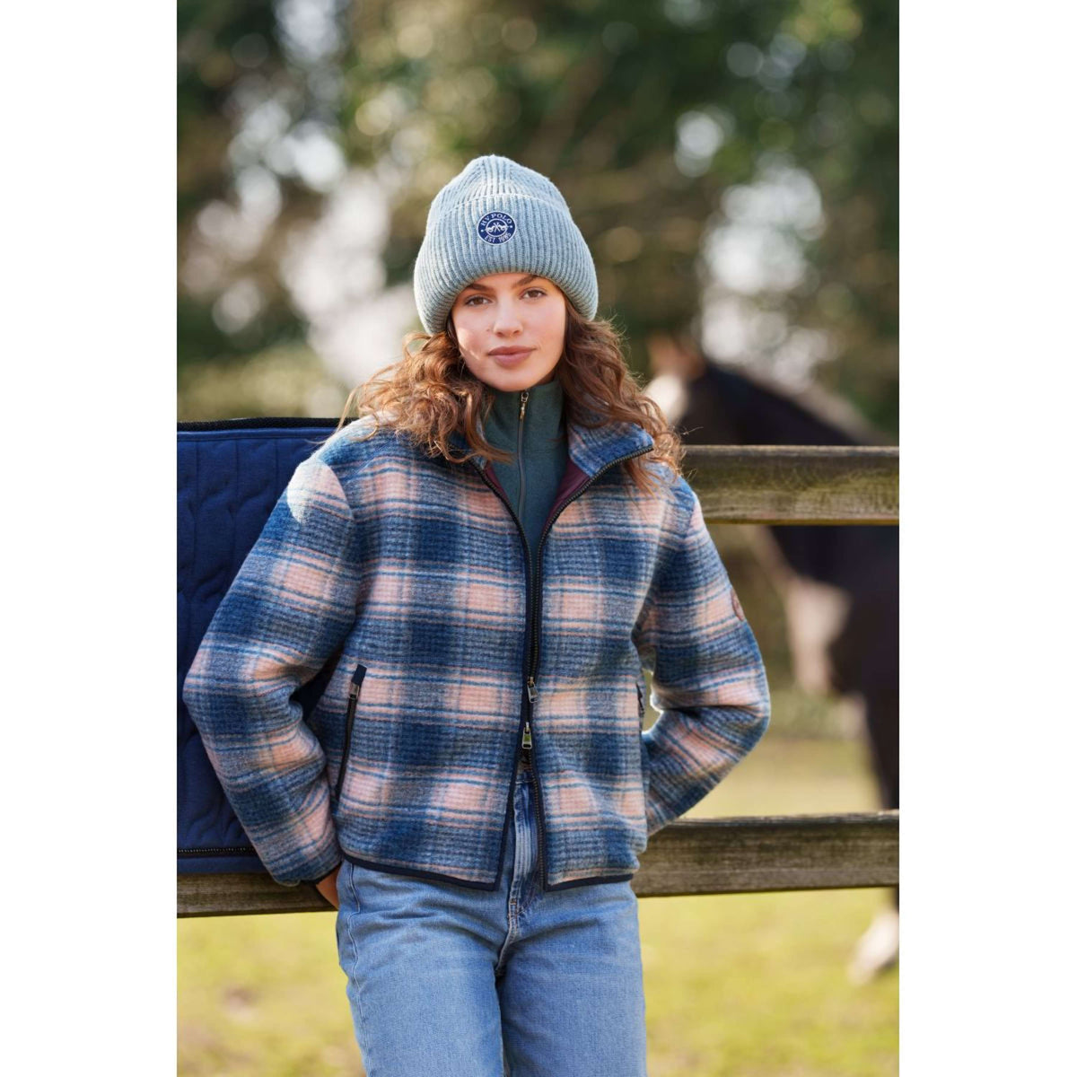 HV Polo Veste HVPCarlotta check Marine