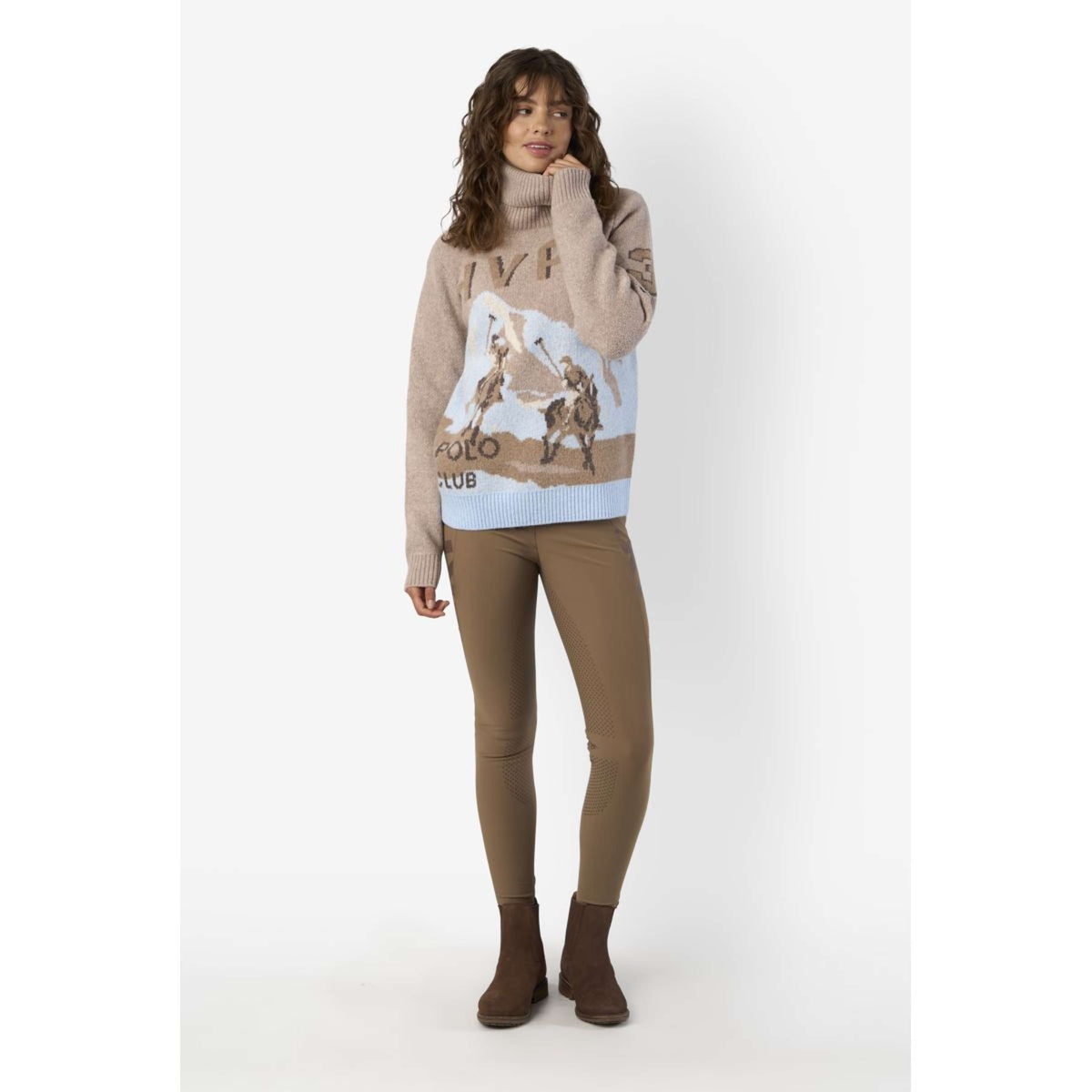 HV Polo Pull à Col HVPHarper Naturel