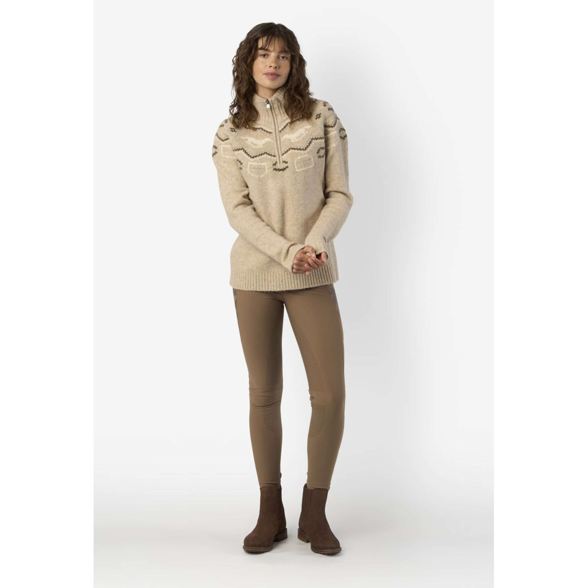 HV Polo Pull à Col HVPJosie Naturel