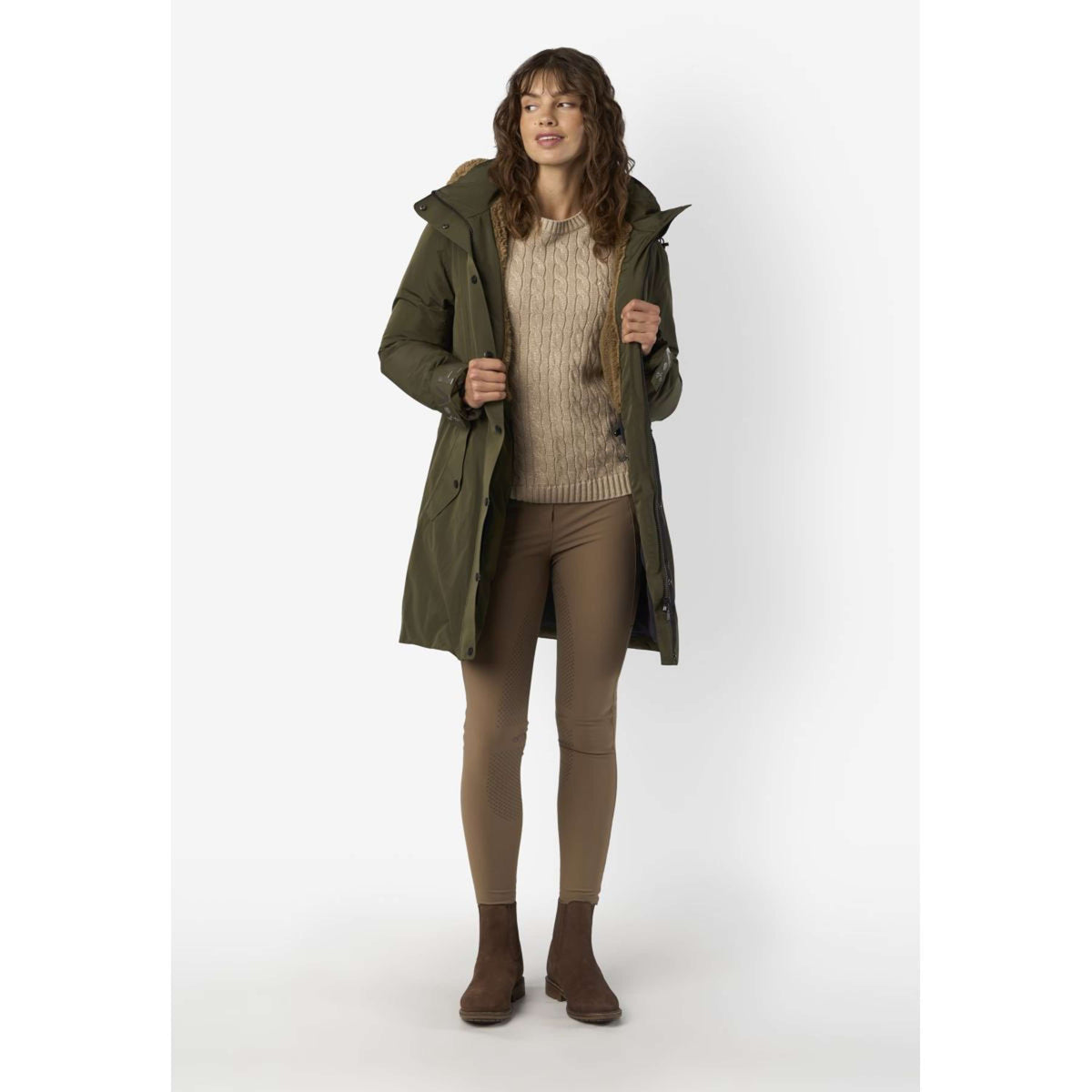 HV Polo Parka HVPRosemary Forest Green