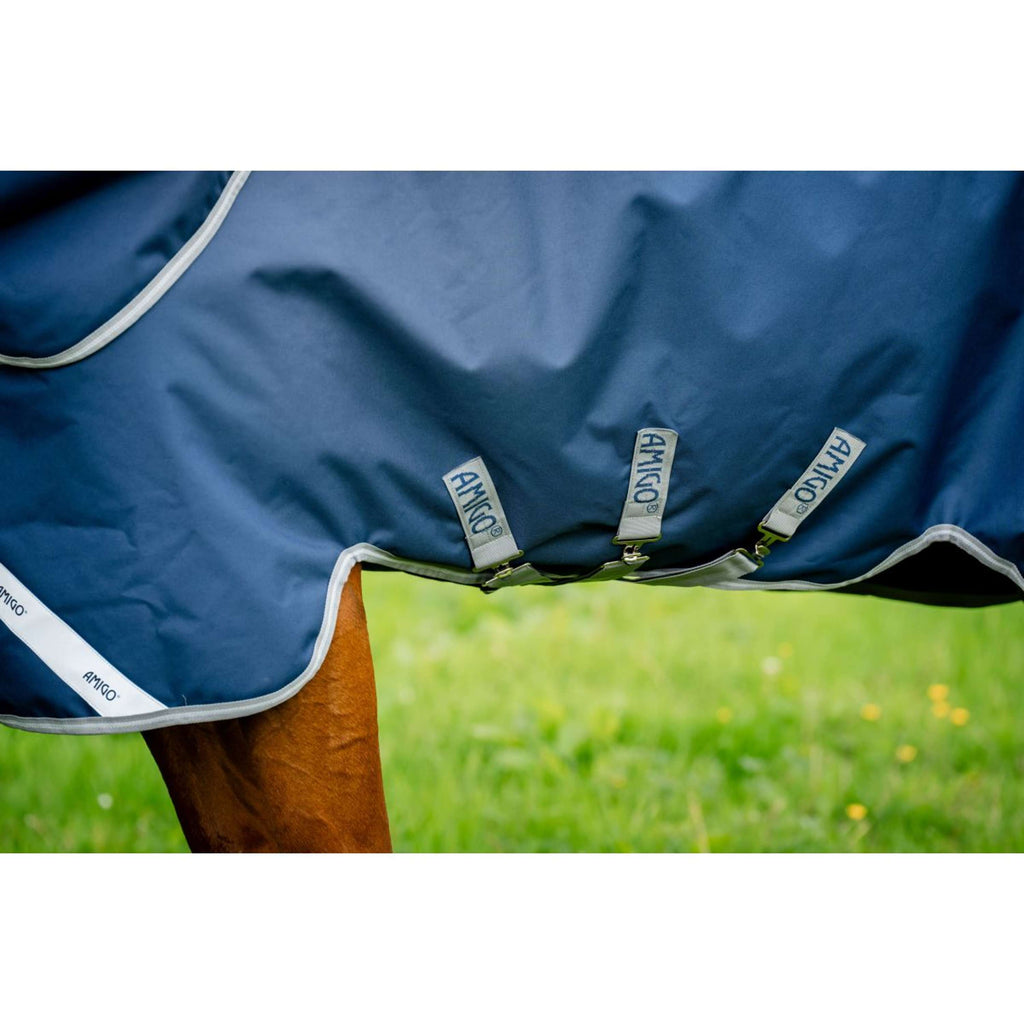 Amigo Bravo 12 Plus Turnout Heavy 400g Navy/Titanium Grey