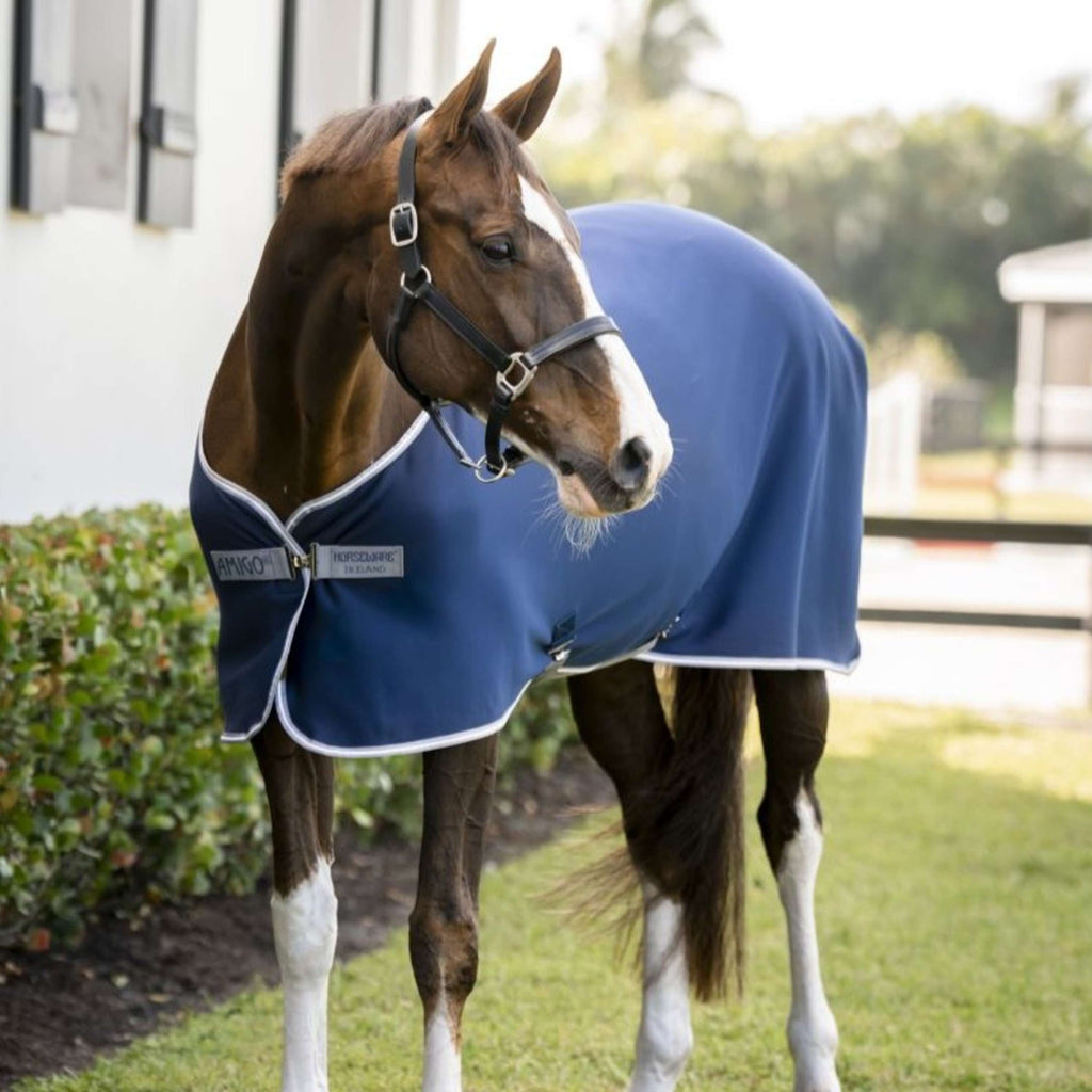 Amigo Chemise Rafraîchissante Jersey Poney Marine/Gris Titane/Argent
