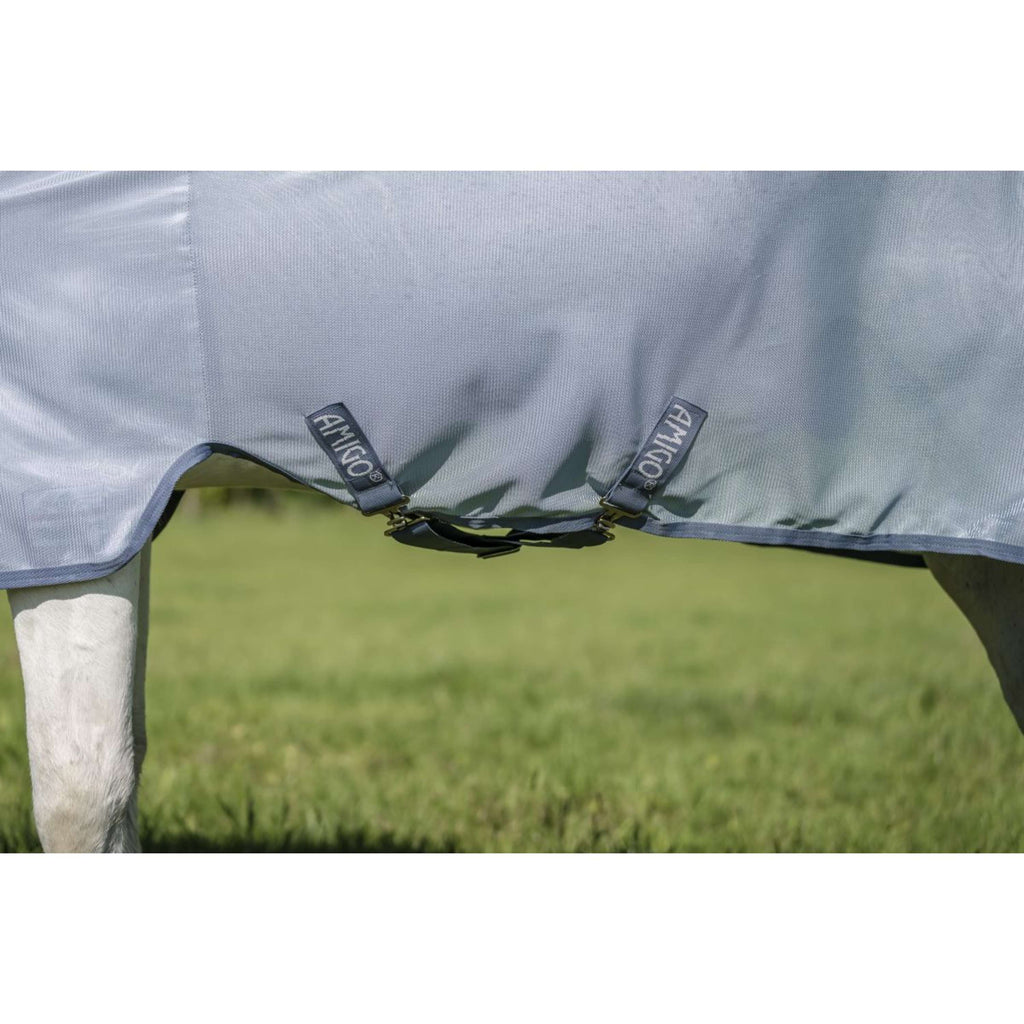 Amigo Couverture Anti-Mouches Plus Pony Heather Blue/Blue/Silver