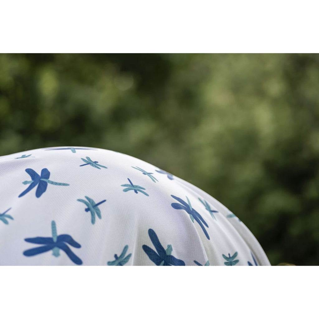 Amigo Couverture Anti-Mouches Plus Dragonfly Print/Silver/Blue/Sage