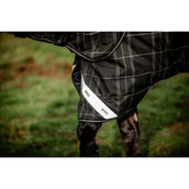 Rhino Chemise Turnout Plus Pony Bundle 0g + 200g Black Check/Noir/Blanc