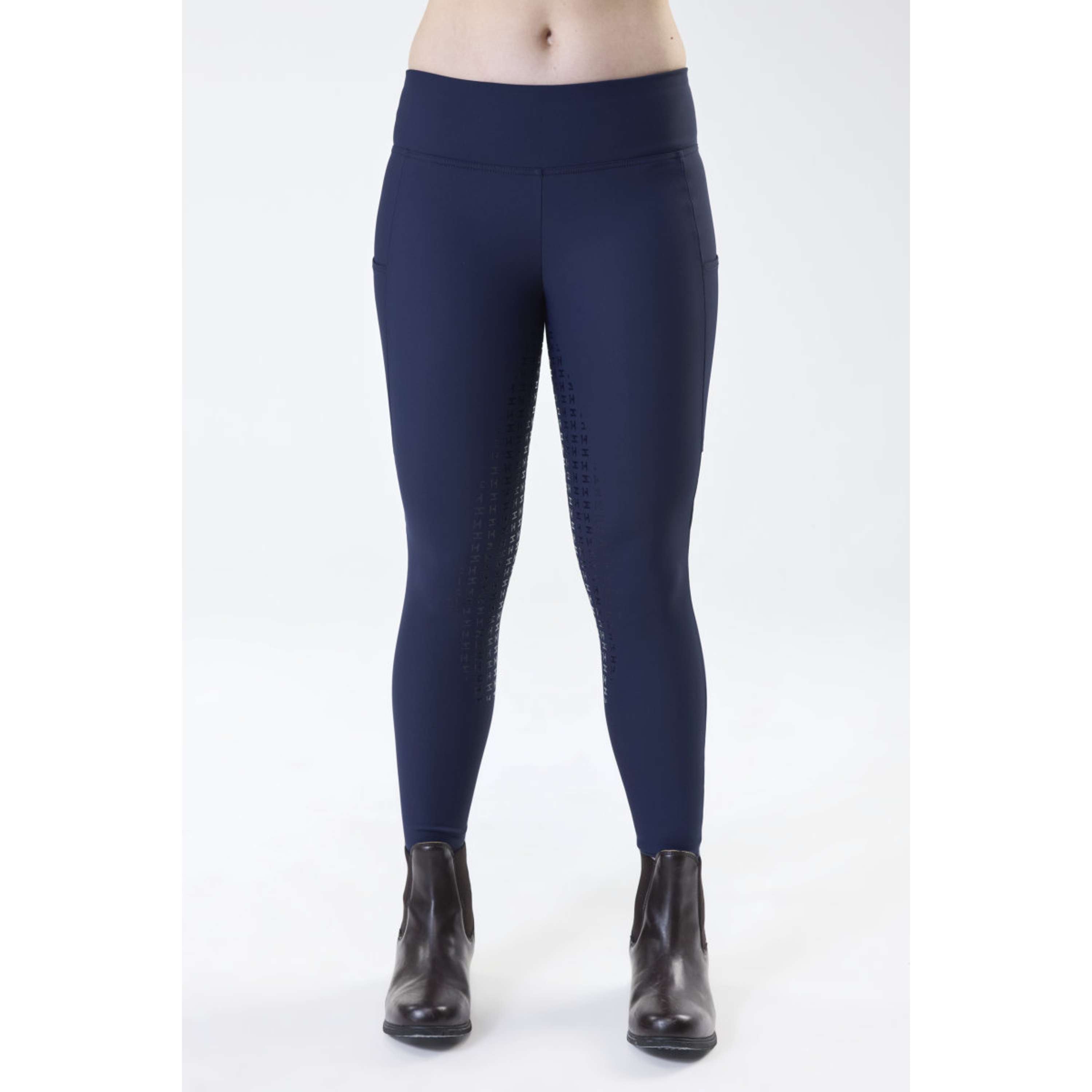 Horseware L'hiver Legging d'Équitation Optifit Full Seat Core Navy