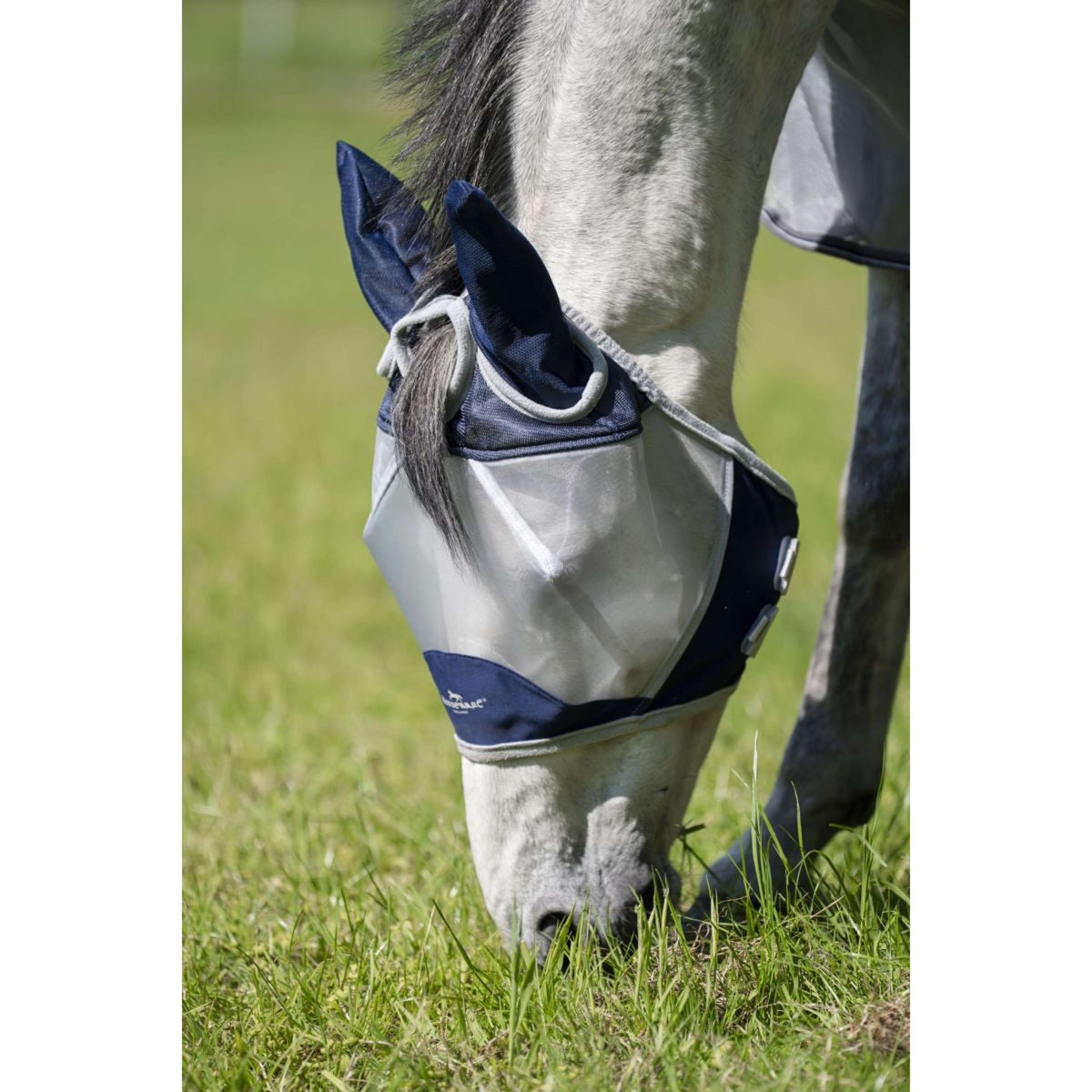 Horseware Masque Anti-Mouches Shield Marin/Argente