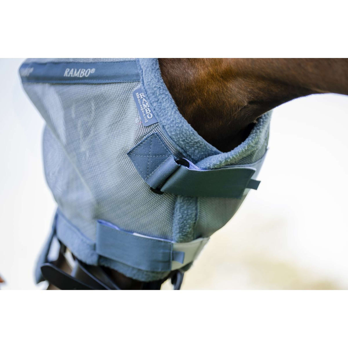 Rambo Masque Anti-Mouches Heather Blue/Blue/Silver