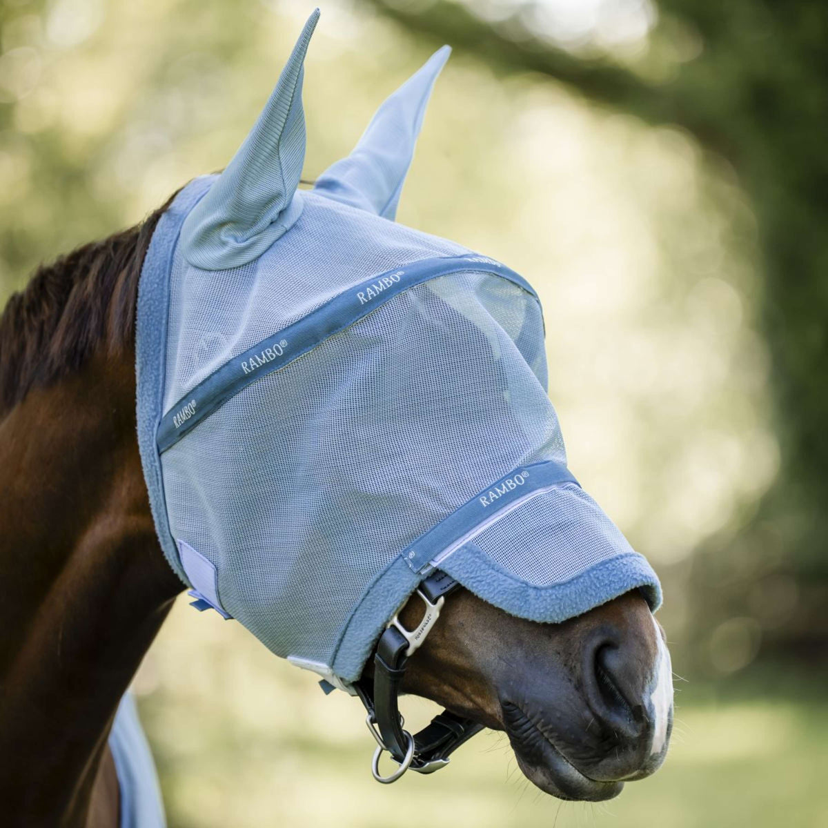 Rambo Masque Anti-Mouches Heather Blue/Blue/Silver