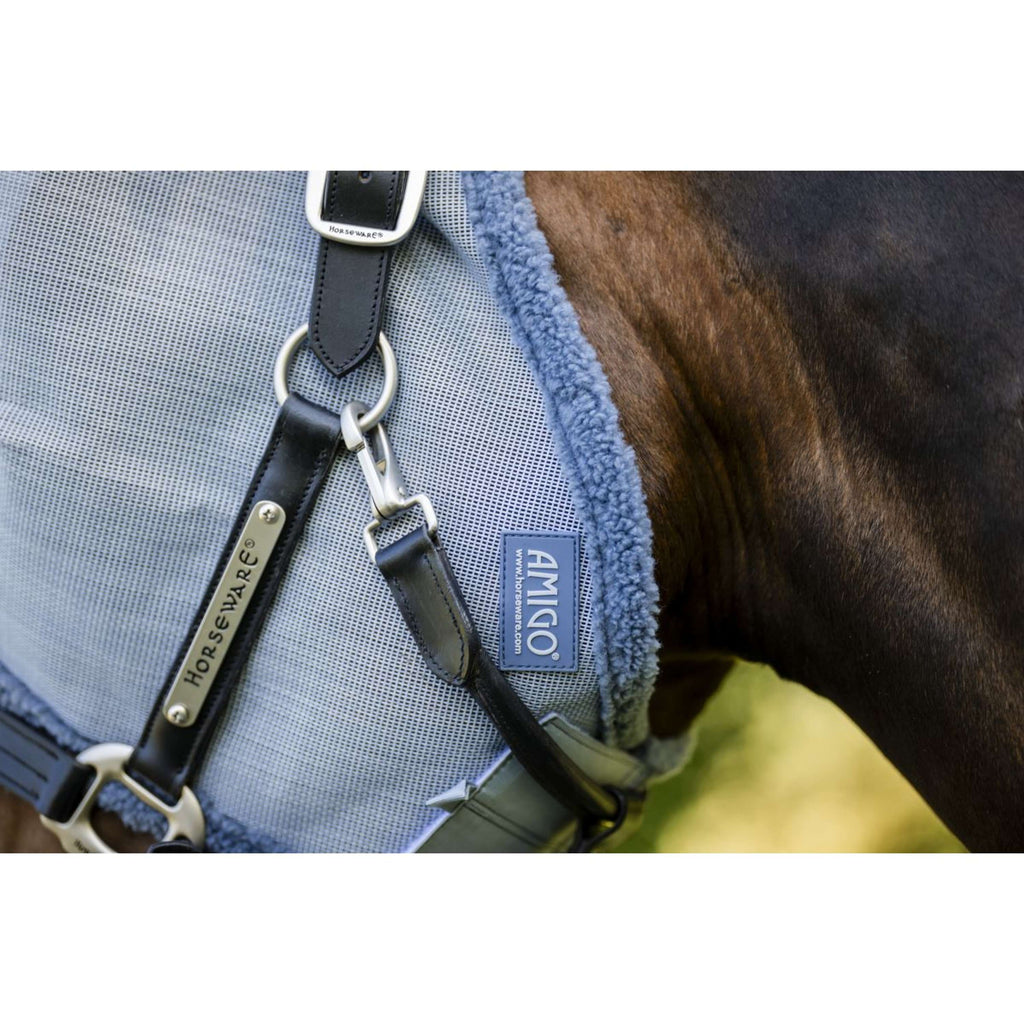 Amigo Masque Anti-Mouches Heather Blue/Blue/Silver