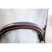 Horseware Bride Pony Hunter Cavesson avec Rênes Dark Tan