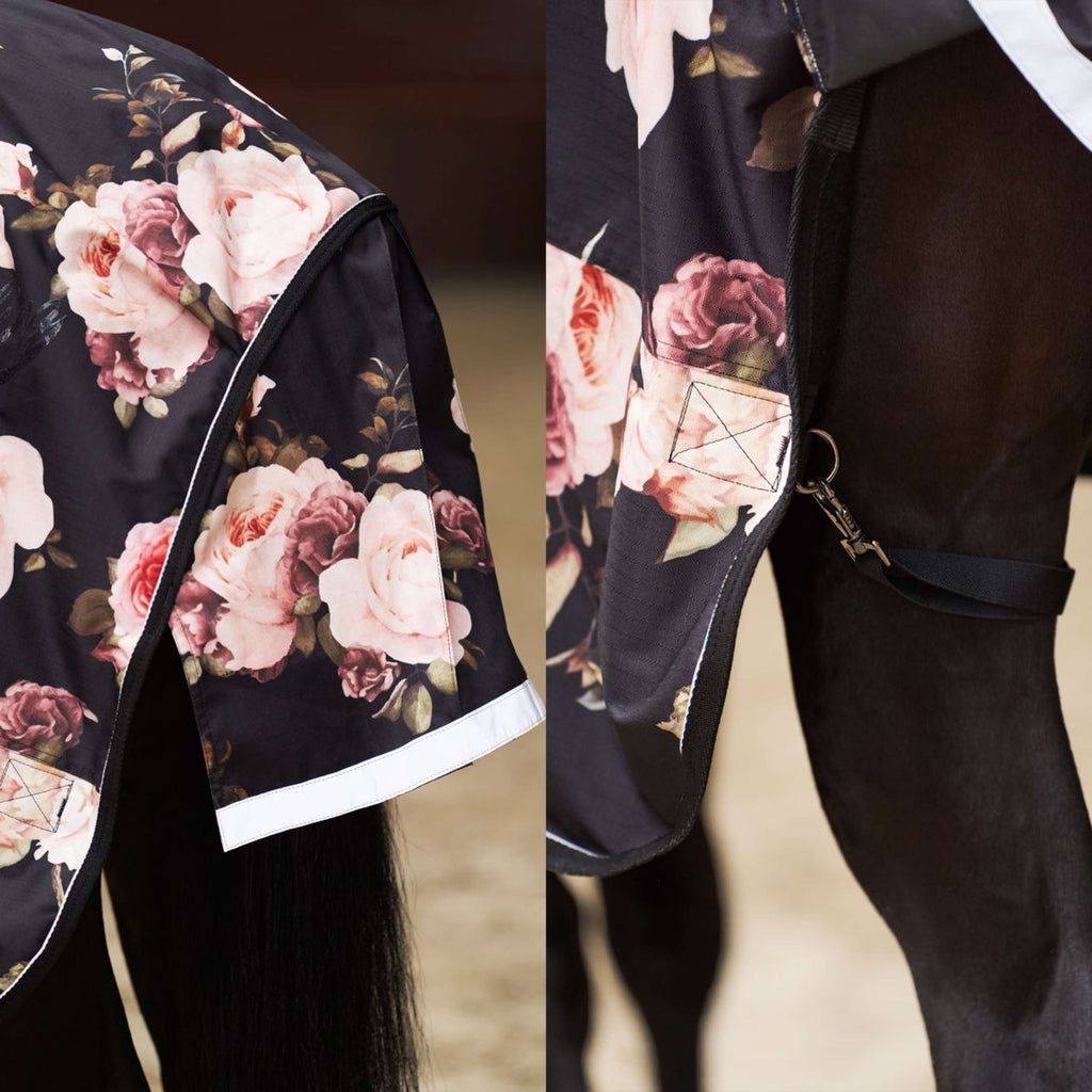 Imperial Riding Couverture d'Extérieur IRHSuper-Dry 100g Flower Print