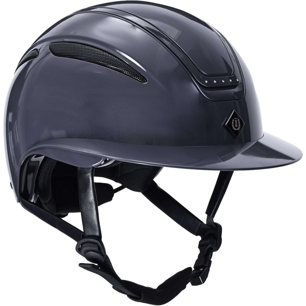 Imperial Riding Bombe IRHOlania Deluxe Big Visor Gris