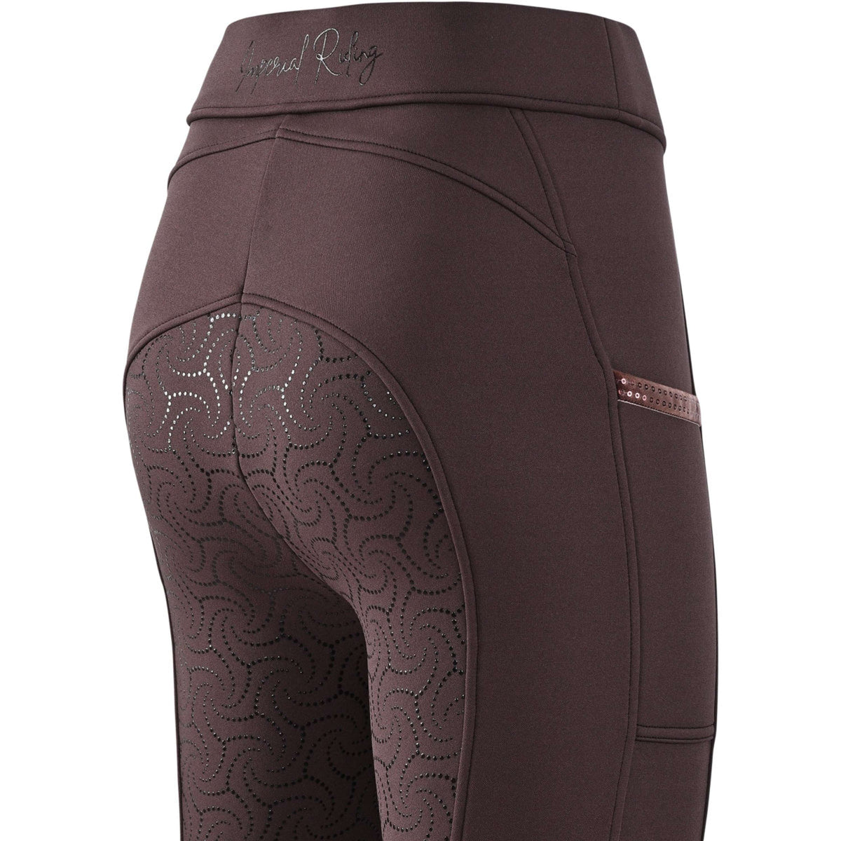 Imperial Riding Legging d'Équitation IRHTeddy Full Grip Chocolat