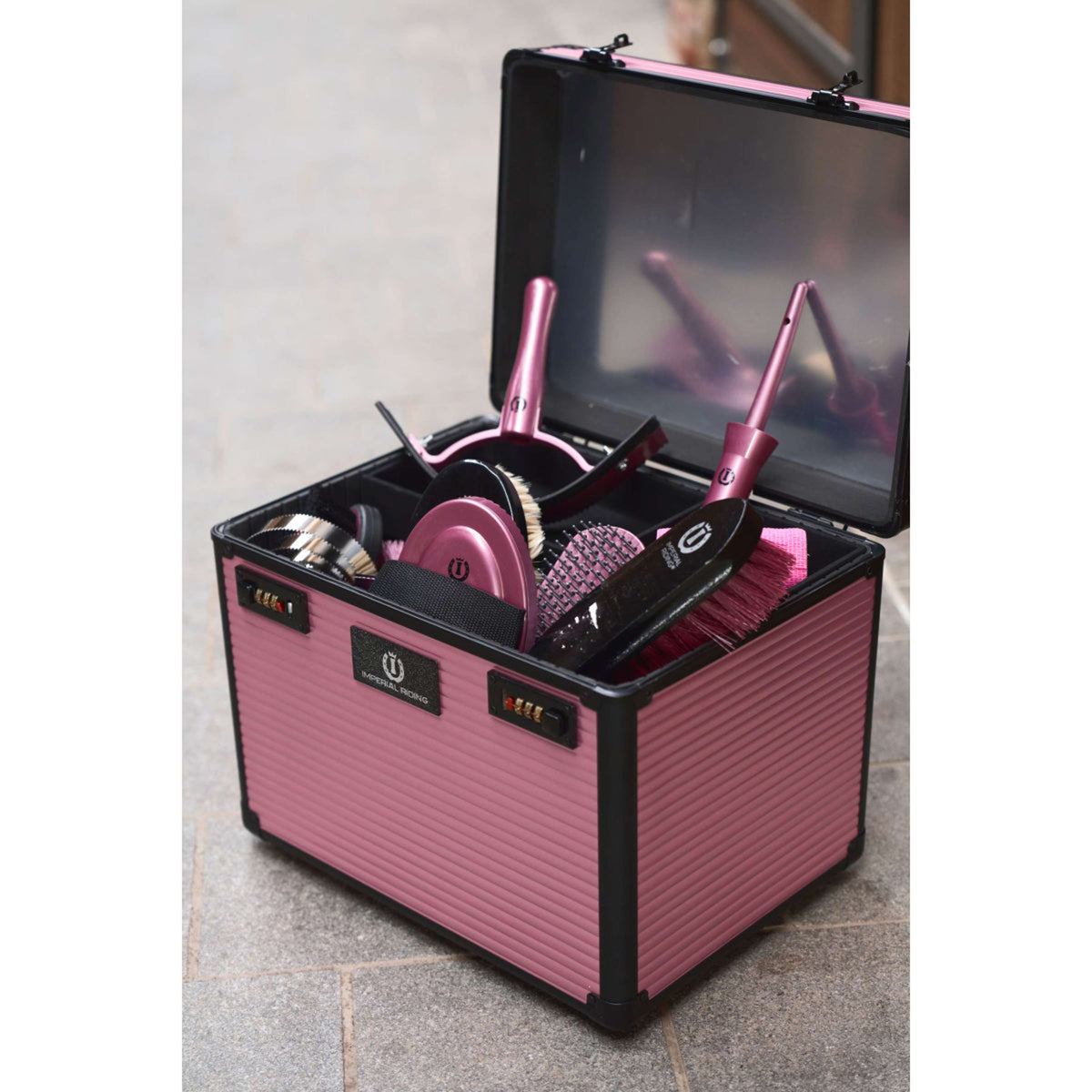Imperial Riding Boîte de Pansage IRHShiny Mauve