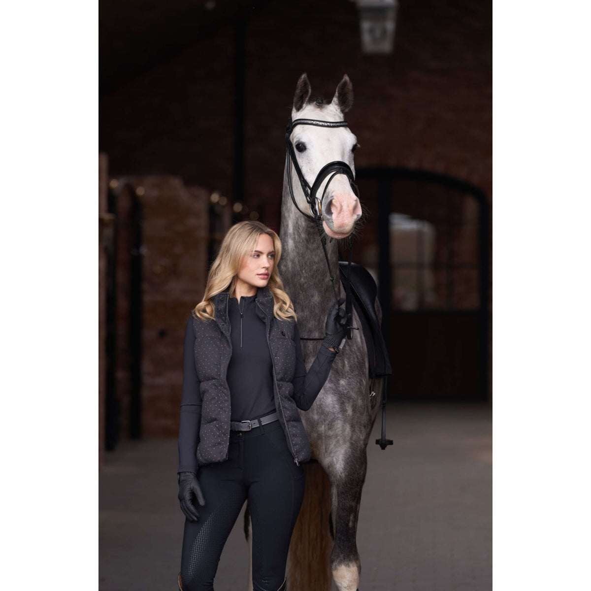Imperial Riding Bodychauffant IRHBelle Herringbone Gris