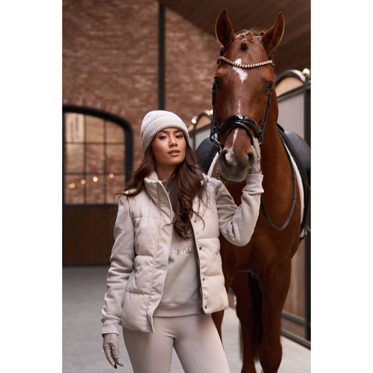 Imperial Riding Bodychauffant IRHBelle Herringbone Taupe
