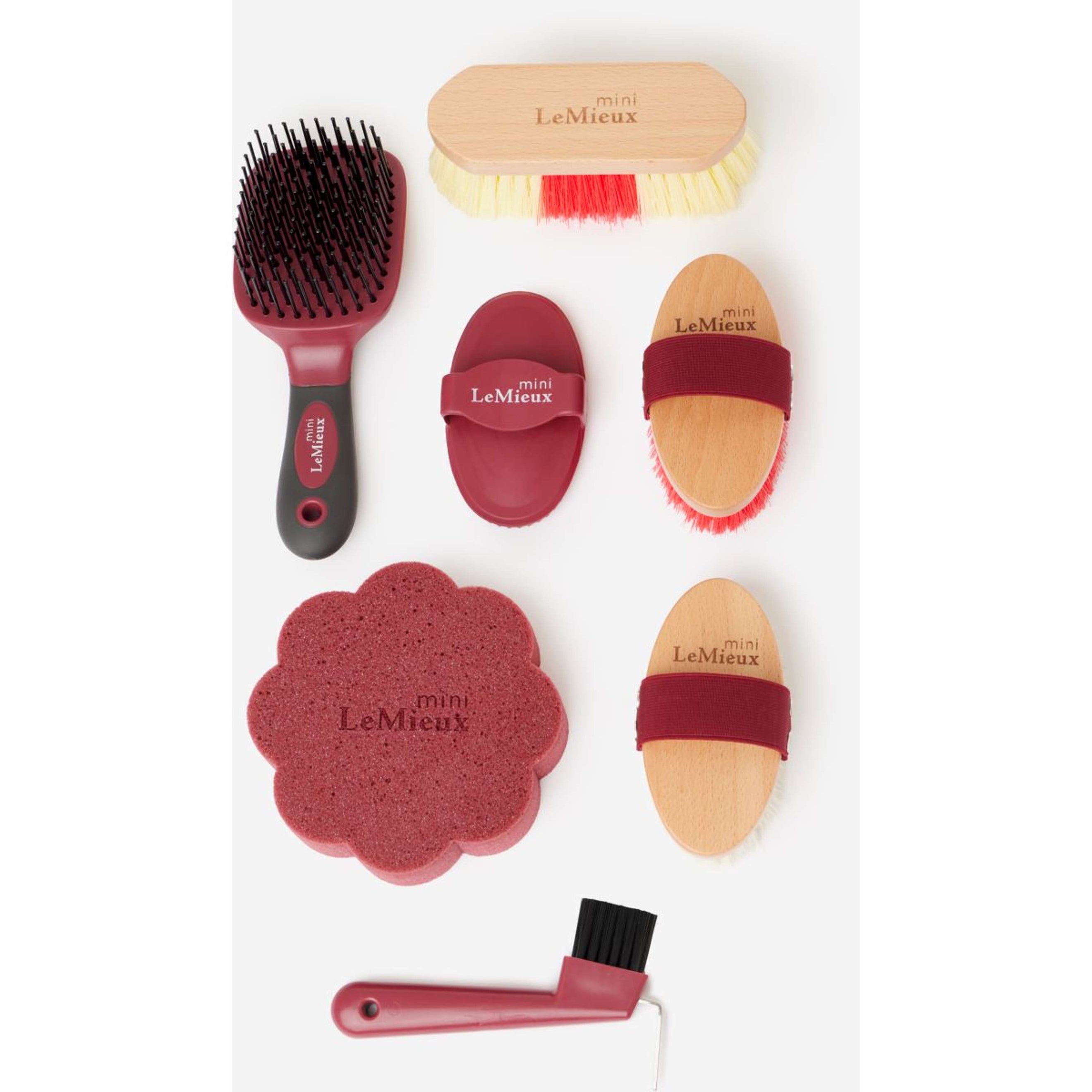 LeMieux Kit de Pansage Mini Rouge LeMieux Kit de Pansage Mini Rouge