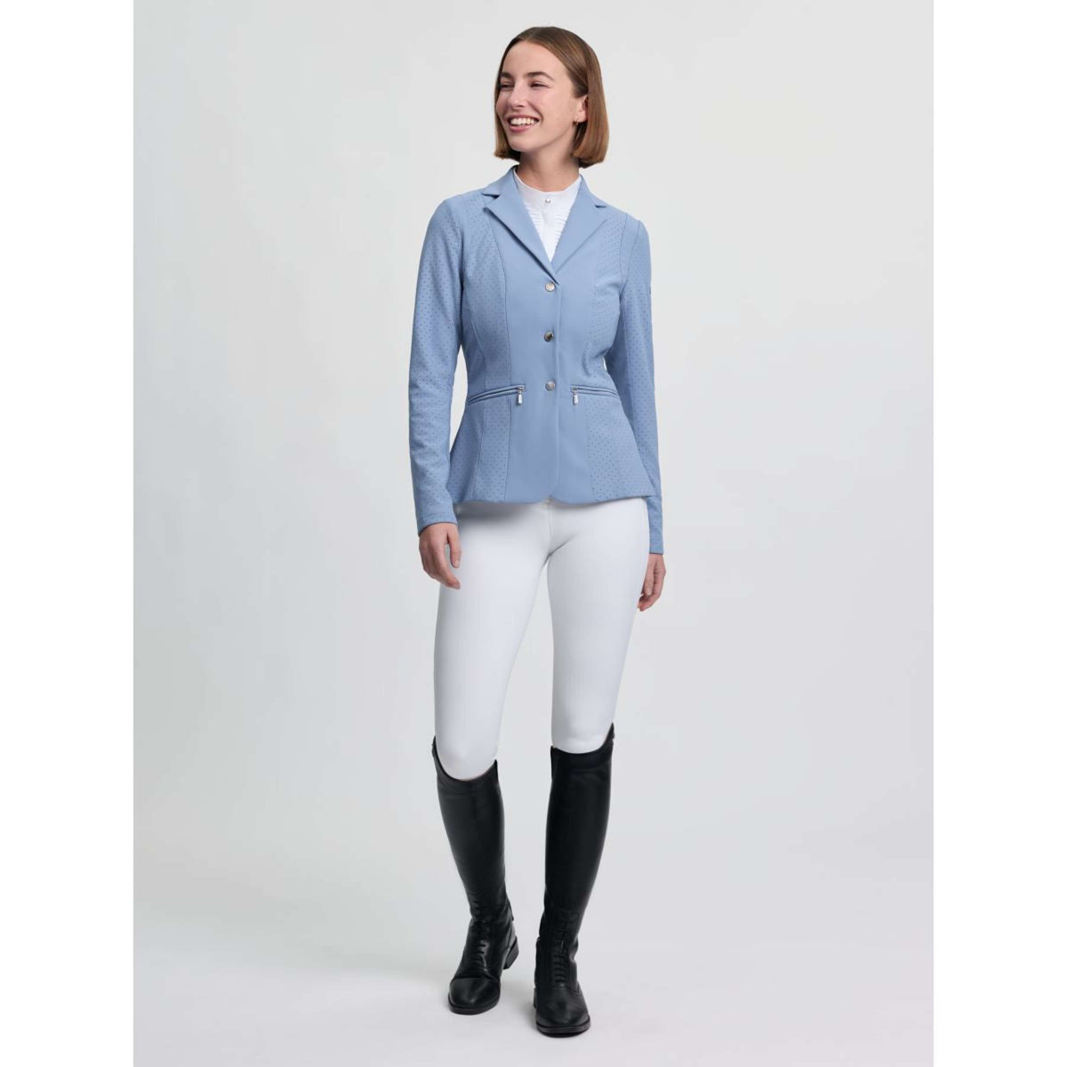 LeMieux Veste de Concours Jessica Mesh Powder Blue