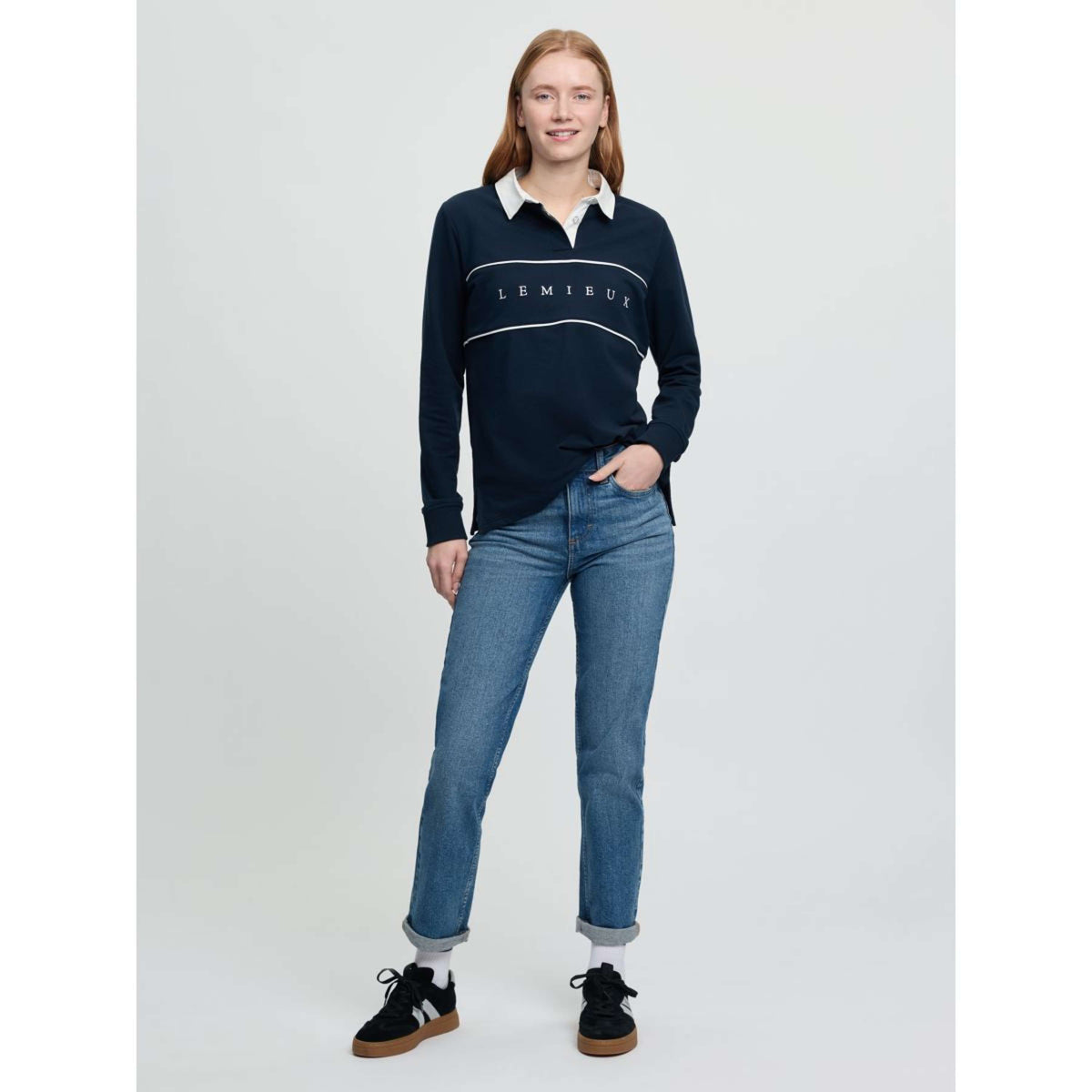 LeMieux Polo de Rugby Rochelle Marin
