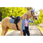 LeMieux Tapis de Selle Suede Close Contact Square de Saut Powder Blue