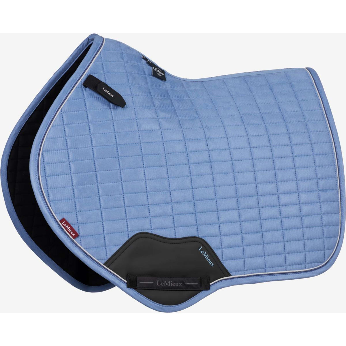 LeMieux Tapis de Selle Suede Close Contact Square de Saut Powder Blue