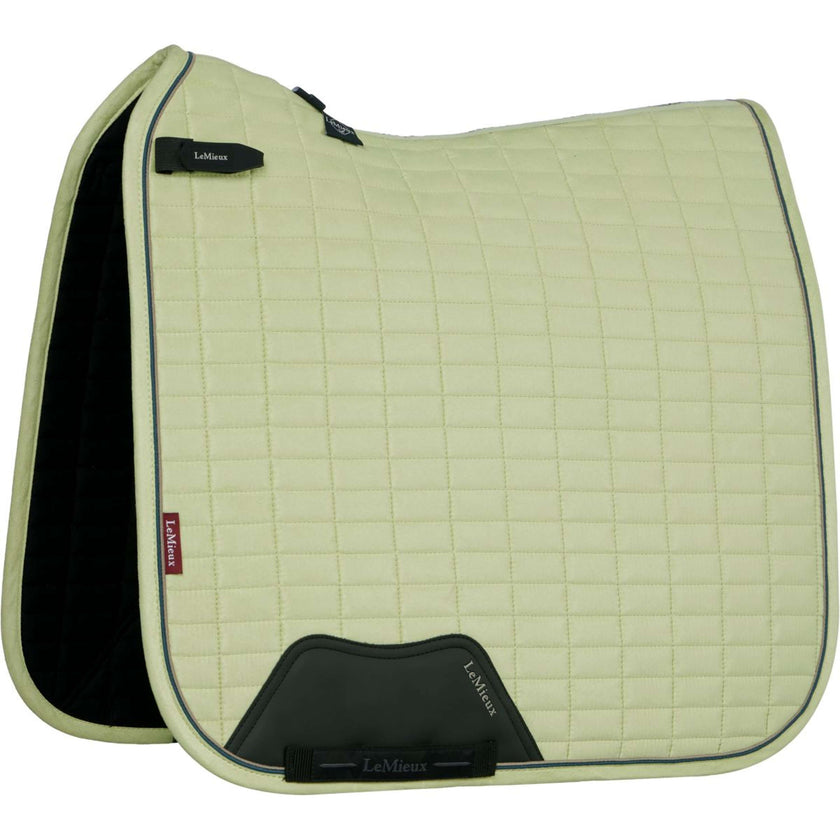 LeMieux Tapis de Selle Suede Square Dressage Macaron LeMieux Tapis de Selle Suede Square Dressage Macaron