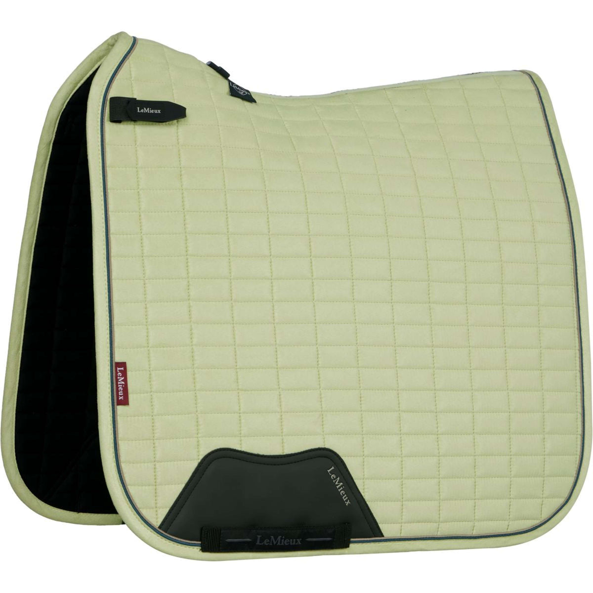 LeMieux Tapis de Selle Suede Square Dressage Macaron